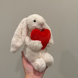 Jellycat Bashful Red Love Heart Bunny Valentine's medium 31cm